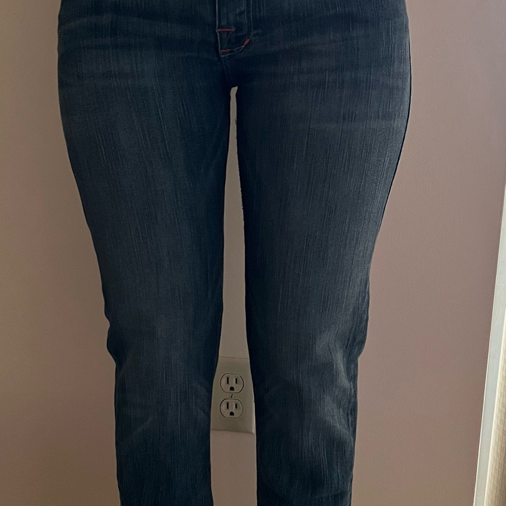 Rock & Republic Blue Ankle Cropped Jeans